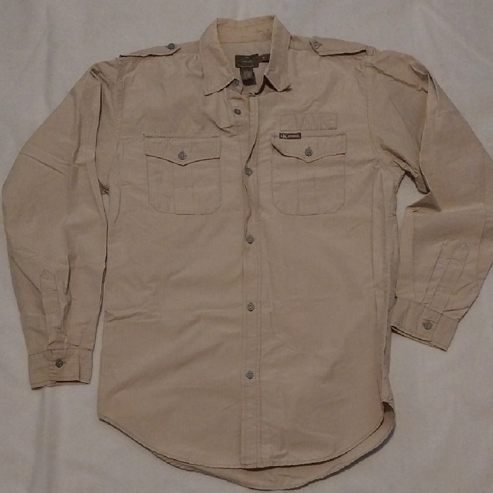 Calvin Klein Light Tan Shirt Jacket